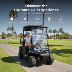 Megawheels VL Lifted Premium Golf Cart 2 Seaters With Utility Box by Gulf Buggy