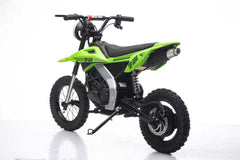 Green off-road electric Dirt bike
