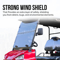 Megawheels Green Harmony Lifted 2+2 Seater Electric Golf Cart with Lithium Battery & Warranty