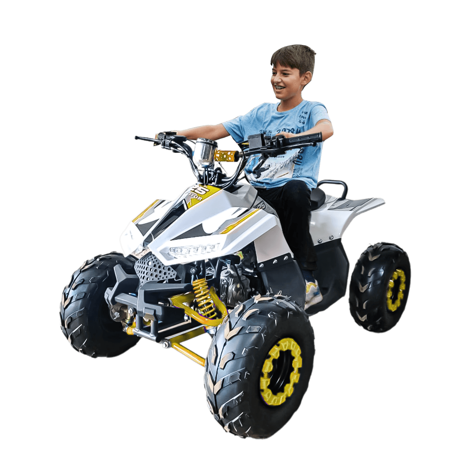 Megawheels 125 cc Atv Quad Bike - Yellow