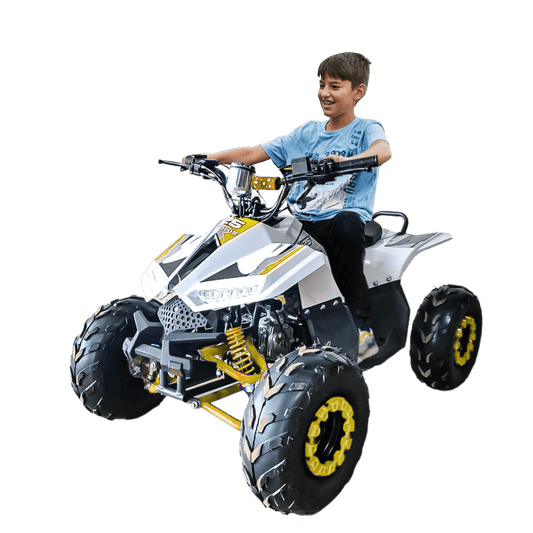 Megawheels 125 cc Atv Quad Bike - Yellow