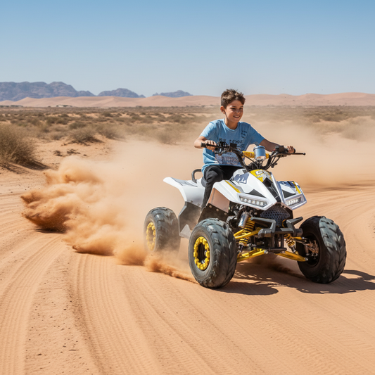 Megawheels 125 cc Atv Quad Bike - Yellow