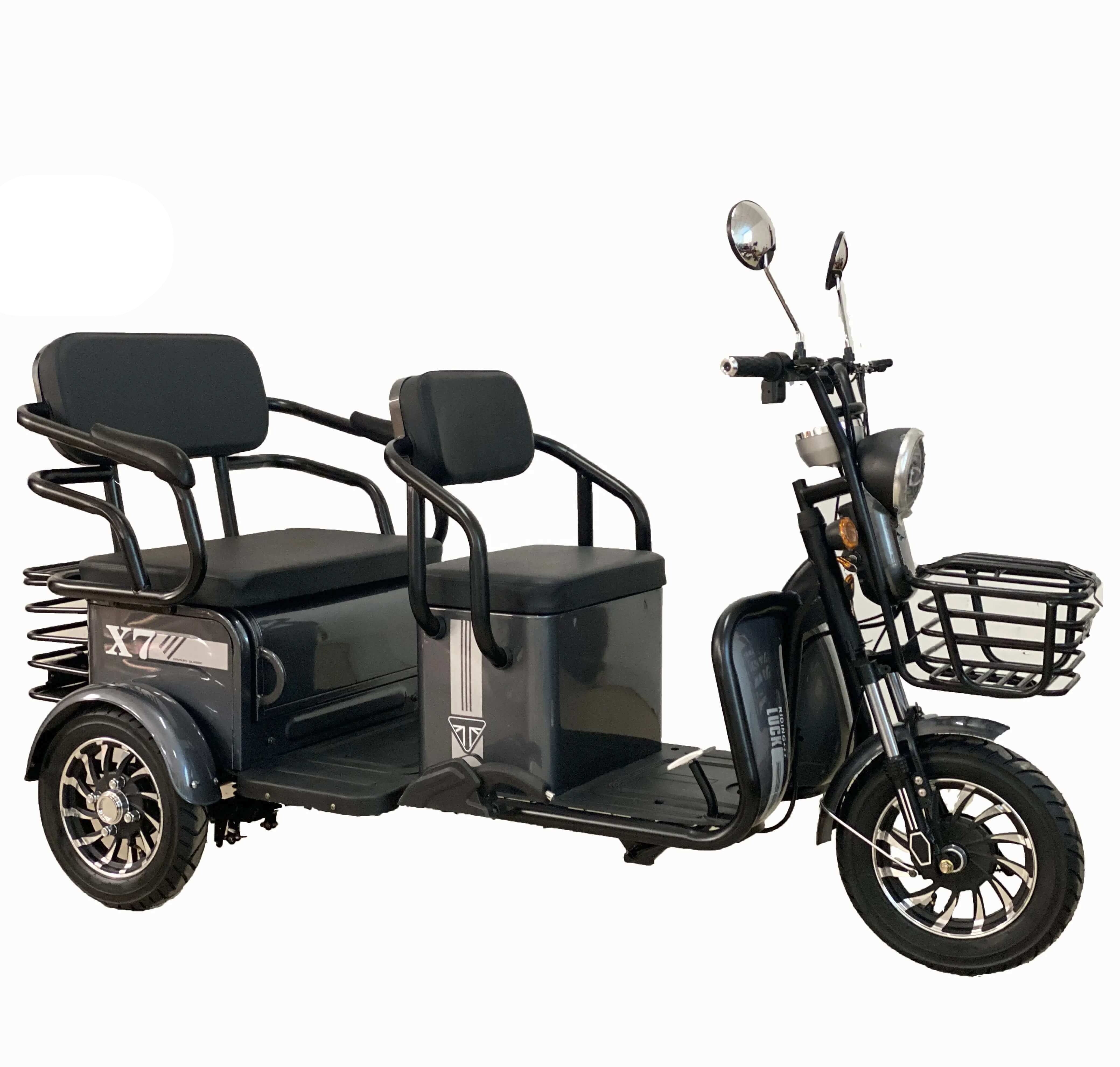 Megawheels 600 watts Mobility 3 Wheel Electric Scooter Tricycle passenger 48v At Gulf Buggy