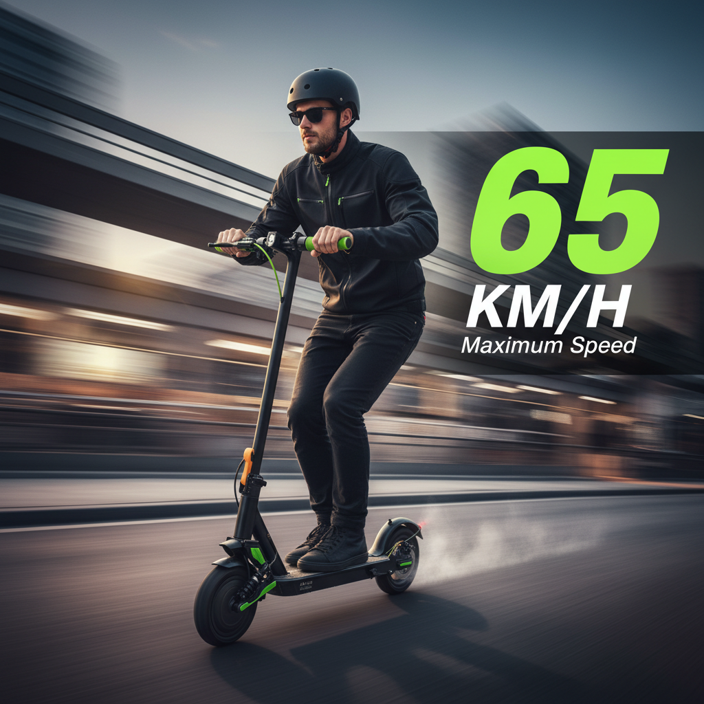 Kugoo Pro 4 Foldable Electric Scooter 350 W Motor Power 36 V 7.8 AH Battery and 65 KM/H Maximum Speed
