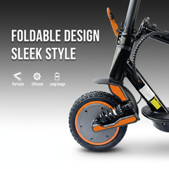 Foldable electric scooter with sleek design