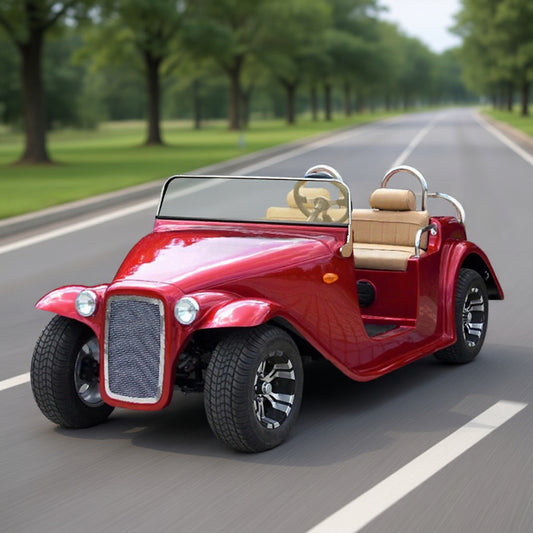 Megawheels Electric Golf Cart Vintage Classic Royal Electric Golf Buggy 4 Seater At Gulf Buggy