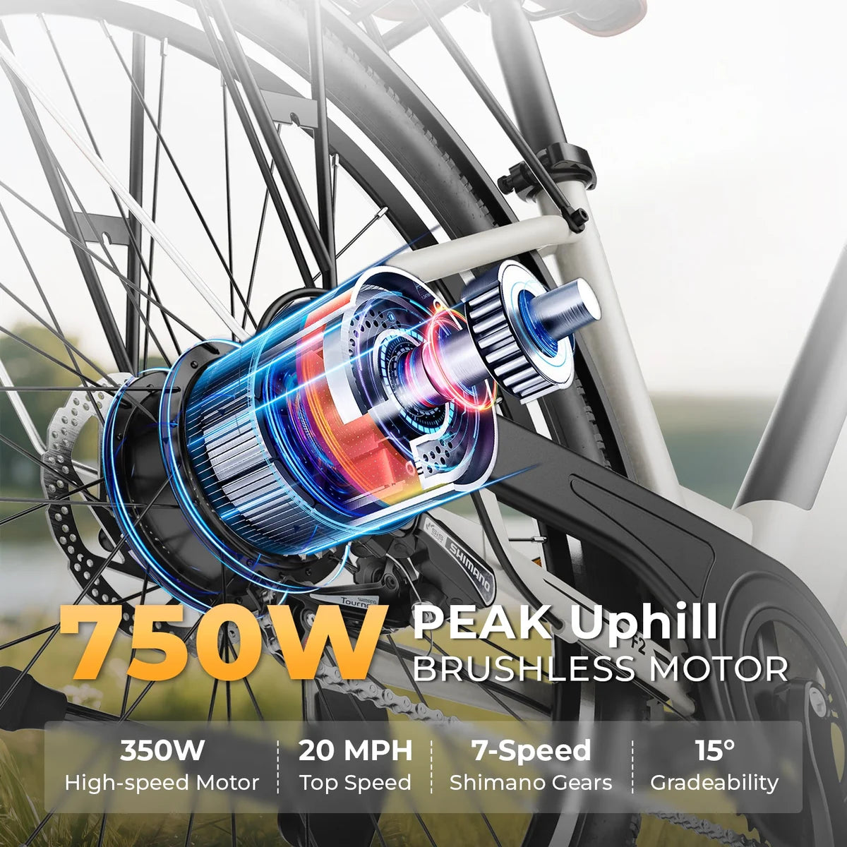 WindHorse F2 Electric Bike Motor
