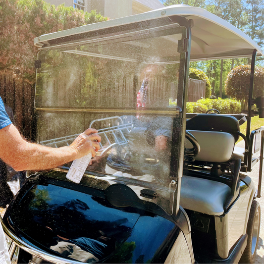 How to Clean a Golf Carts Windshield at Gulf Buggy