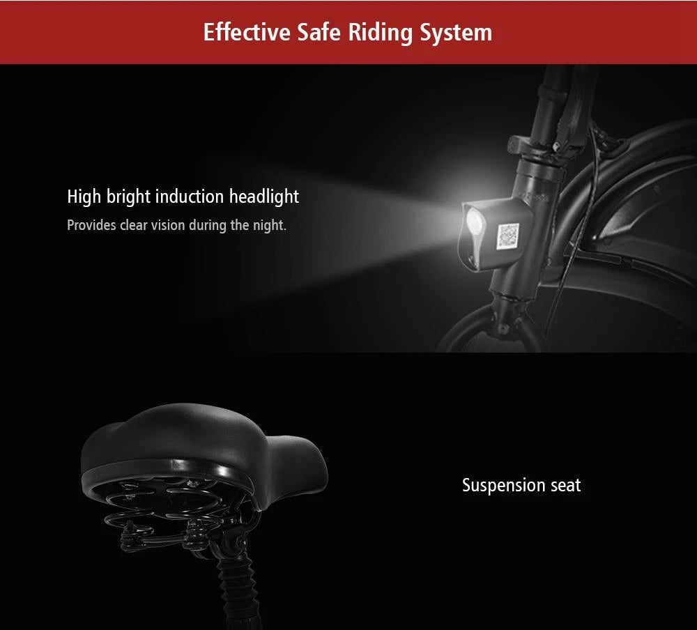 Kugoo (B2) V1 Electric Bike with Bright light