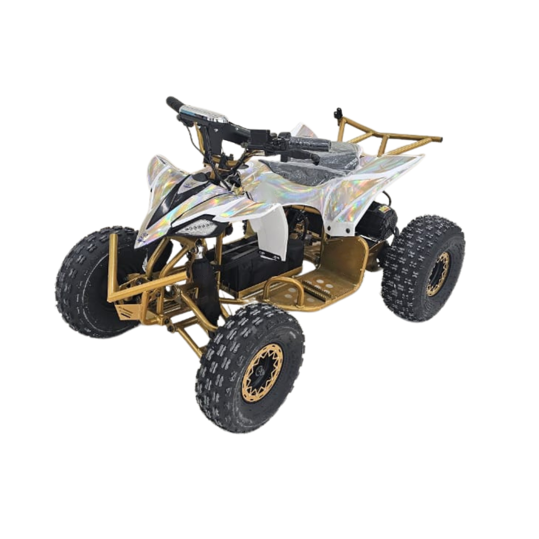 Model ATV with Yellow design Electric 36 v ATV Power Quad Bike- gold color