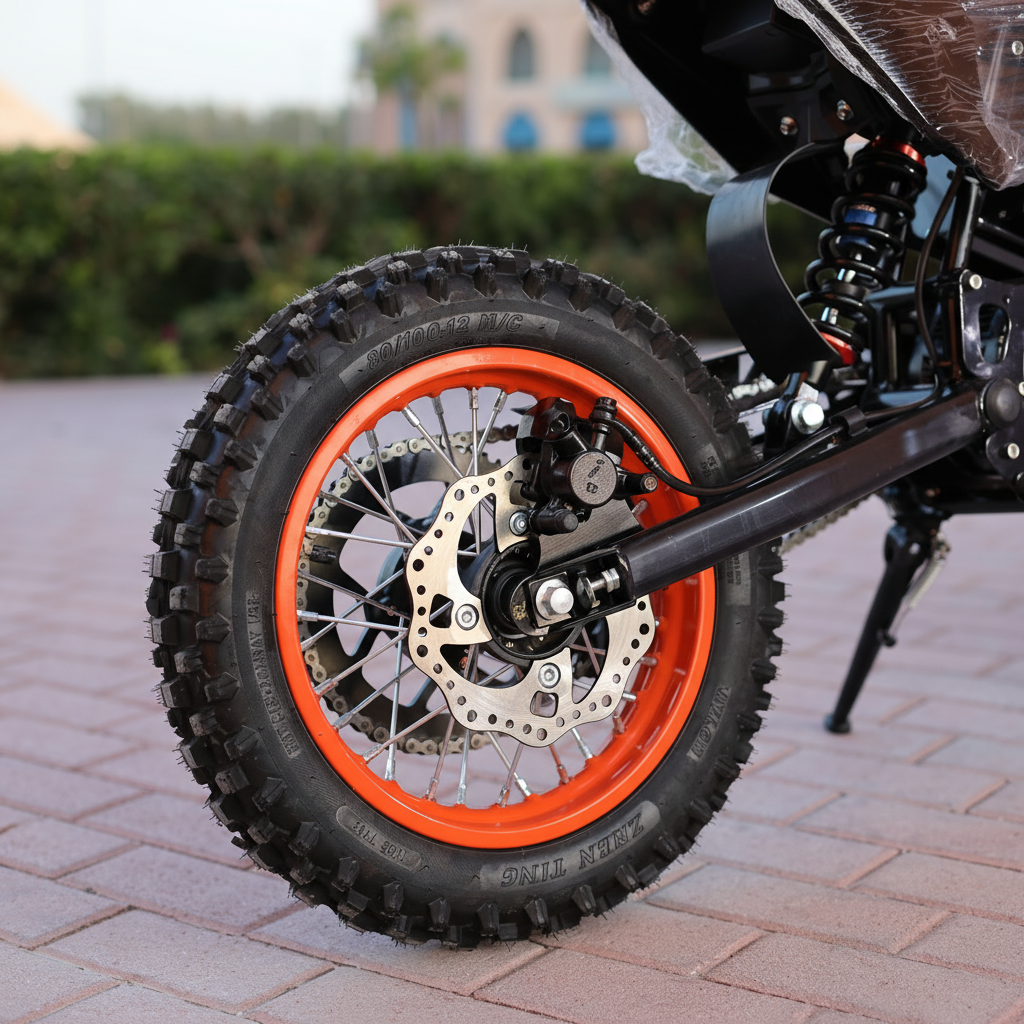 Close up of rear Tyer Suspension 
