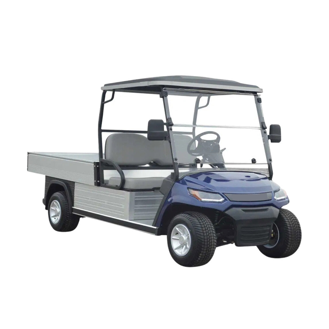 Megawheels Lvt Electric Golf Cart 2 Seats With Long Cargo Box At Gulf Buggy