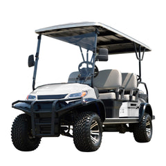 Megawheels LVT Terrain 4+2 seater off road electric Golf cart Buggy White