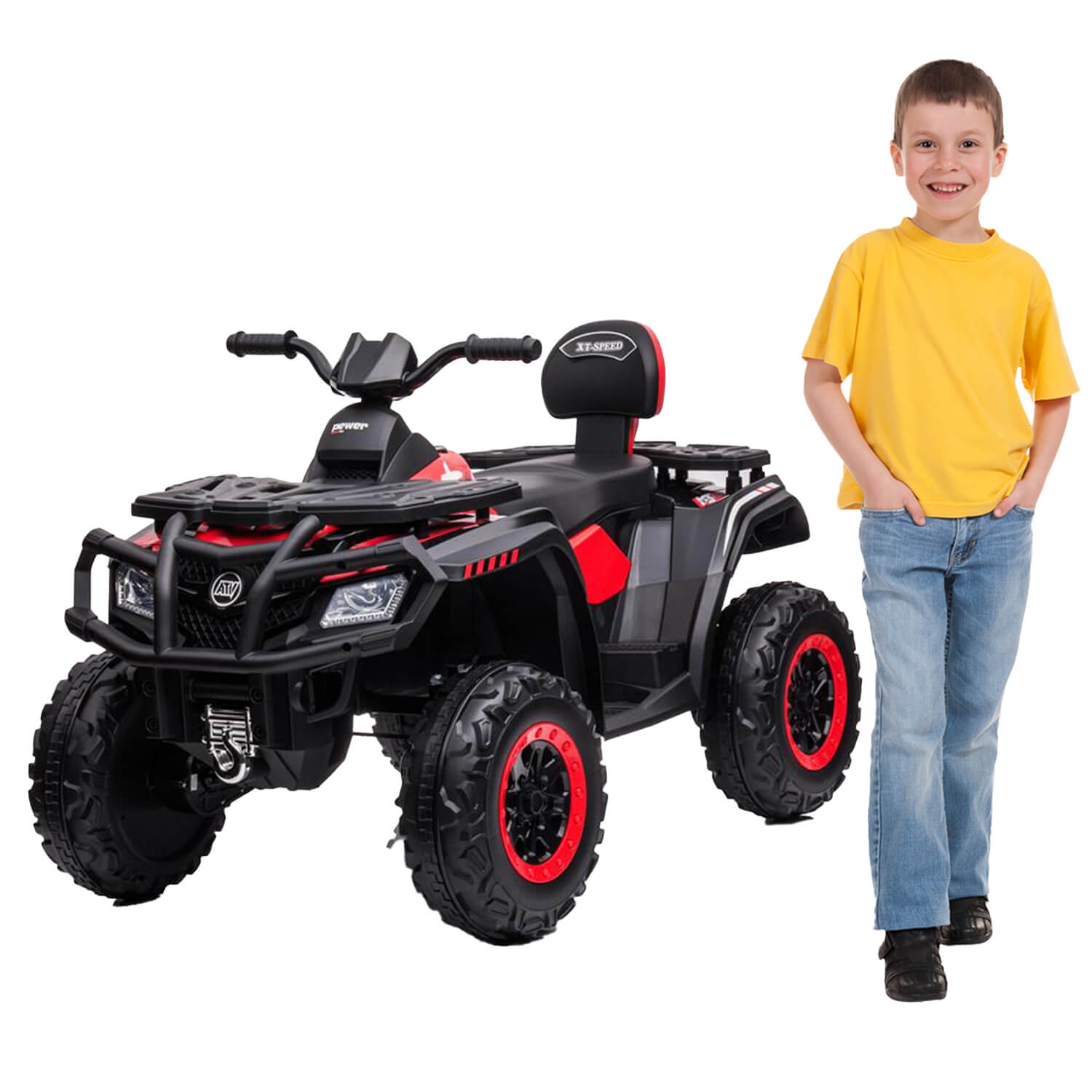 Megastar ATV Quad Kids Electric Rideon Outlander Battery Powered 12v at Galf Buggy