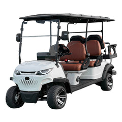 Green Rider Electric Golf Cart Golf Buggy 4+2 Seater by Mega wheels- DESIGN TXV