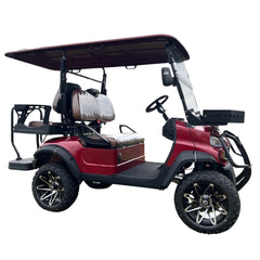 Red Green Harmony Electric Golf Cart 2+2 Seater 