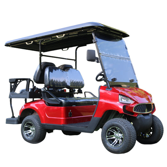 Green Rider Electric Golf Cart 2+2 Seater With Lithium Batteries By Gulf Buggy