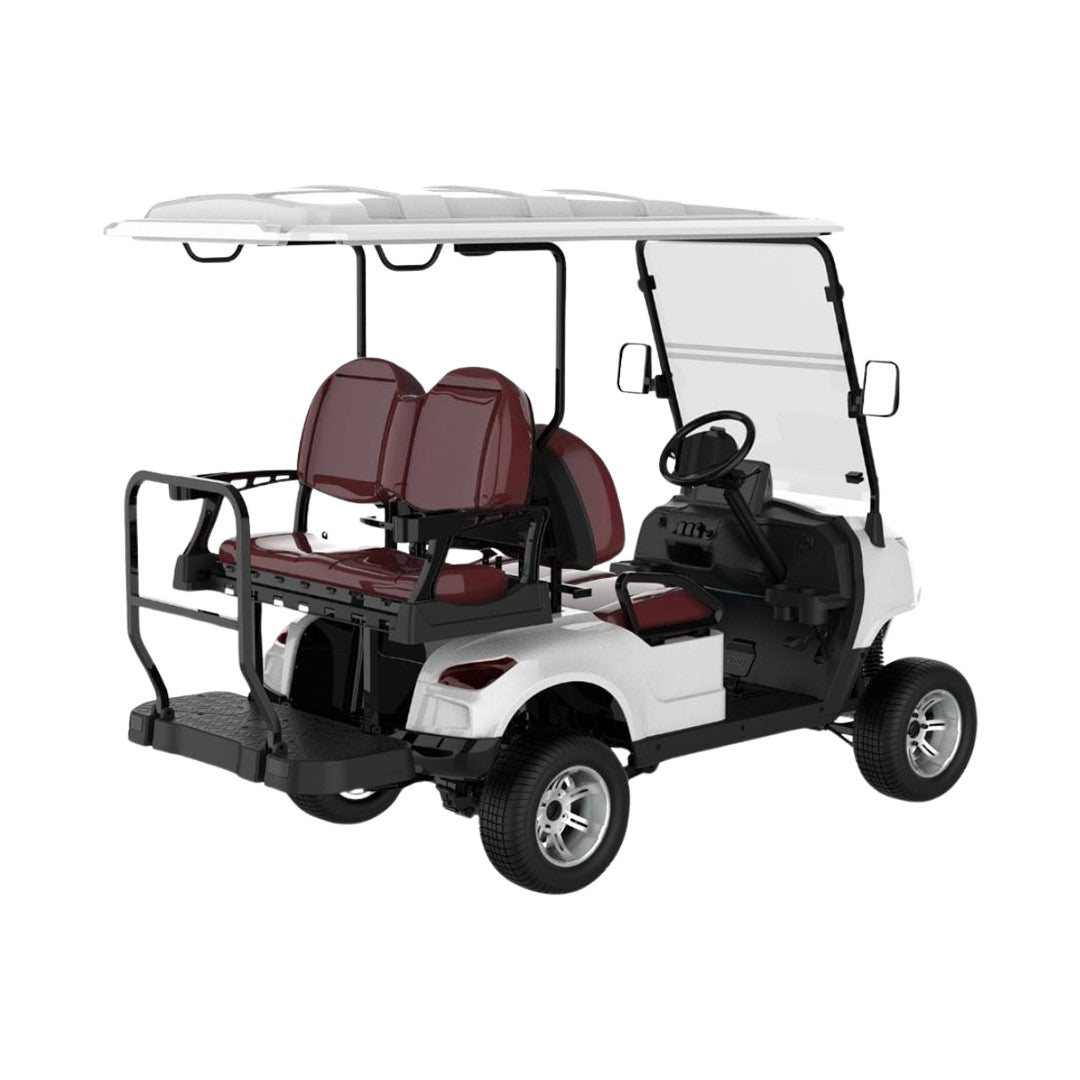 Green Rider 4 (2+2) Seater Electric Golf Cart Premium Buggy With Lithium Batteries By Gulf Buggy