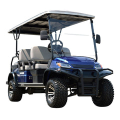 Megawheels LVT Terrain 4+2 seater off road electric Golf cart Buggy Blue