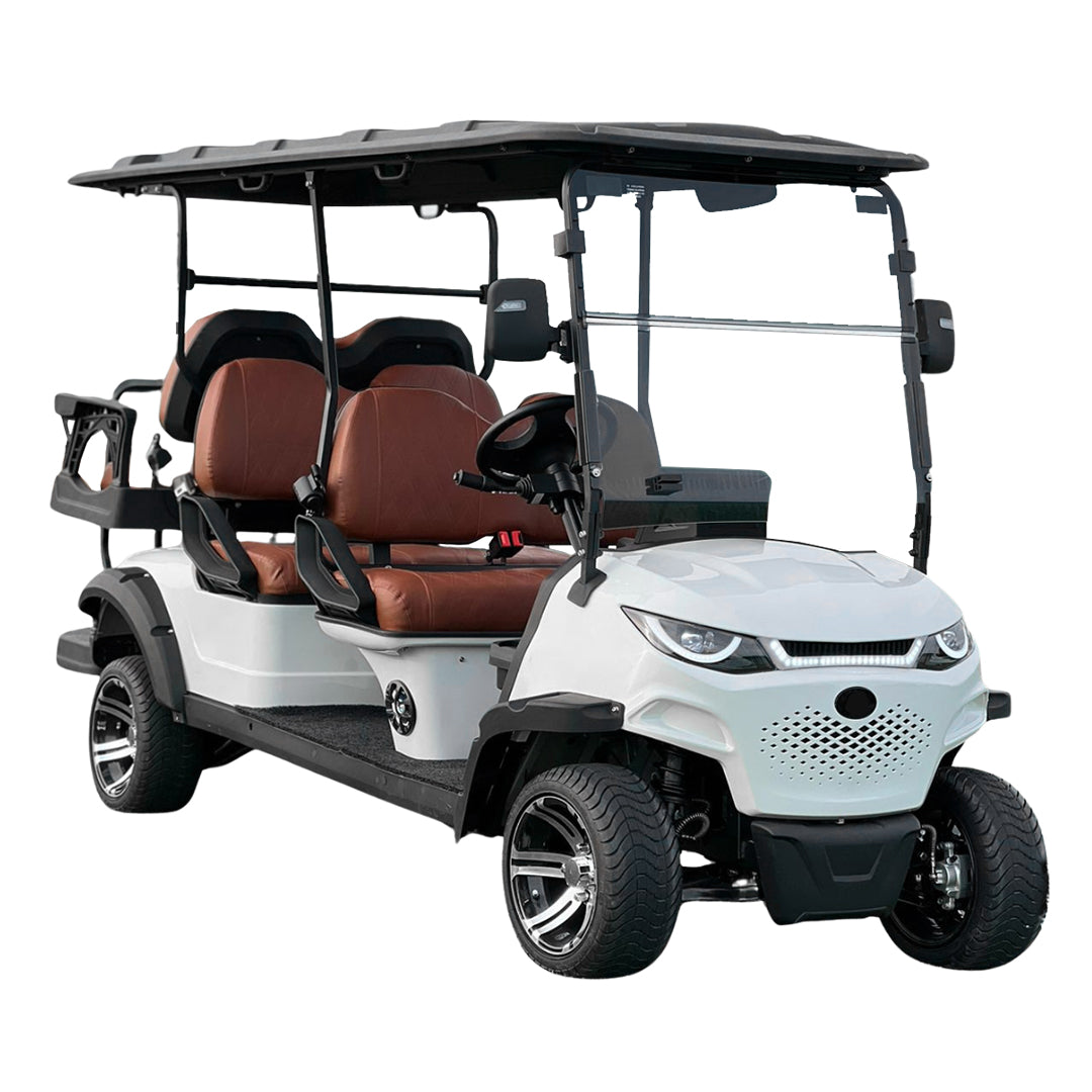 Green Rider Electric Golf Cart Golf Buggy 4+2 Seater by Mega wheels- DESIGN TXV