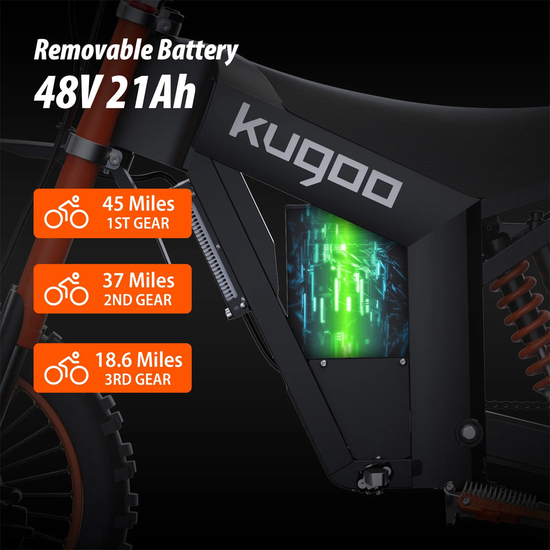 Kugoo Wish01 Electric Dirt Bike Scooter Off Road Bike With 1 Year Warranty