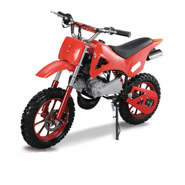 Red RAF Dirt Cross MINI 49 CC Pit Bike Off road - rafplay