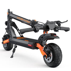 Black and orange Foldable electric scooter