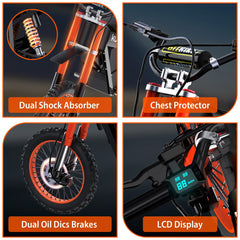 Kugoo Wish01 Electric Dirt Bike Scooter Off Road Bike With 1 Year Warranty