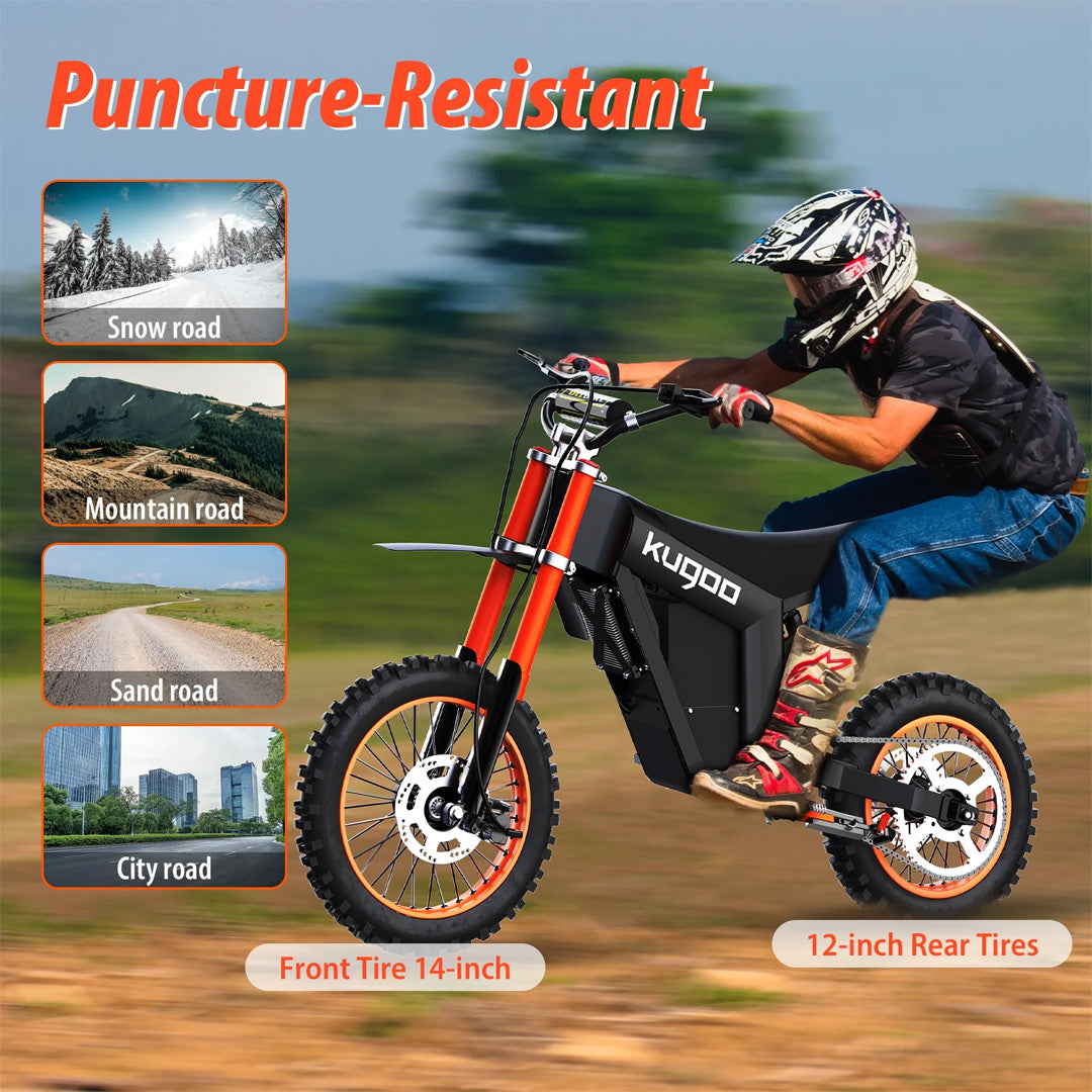 Kugoo Wish01 Electric Dirt Bike Scooter Off Road Bike With 1 Year Warranty