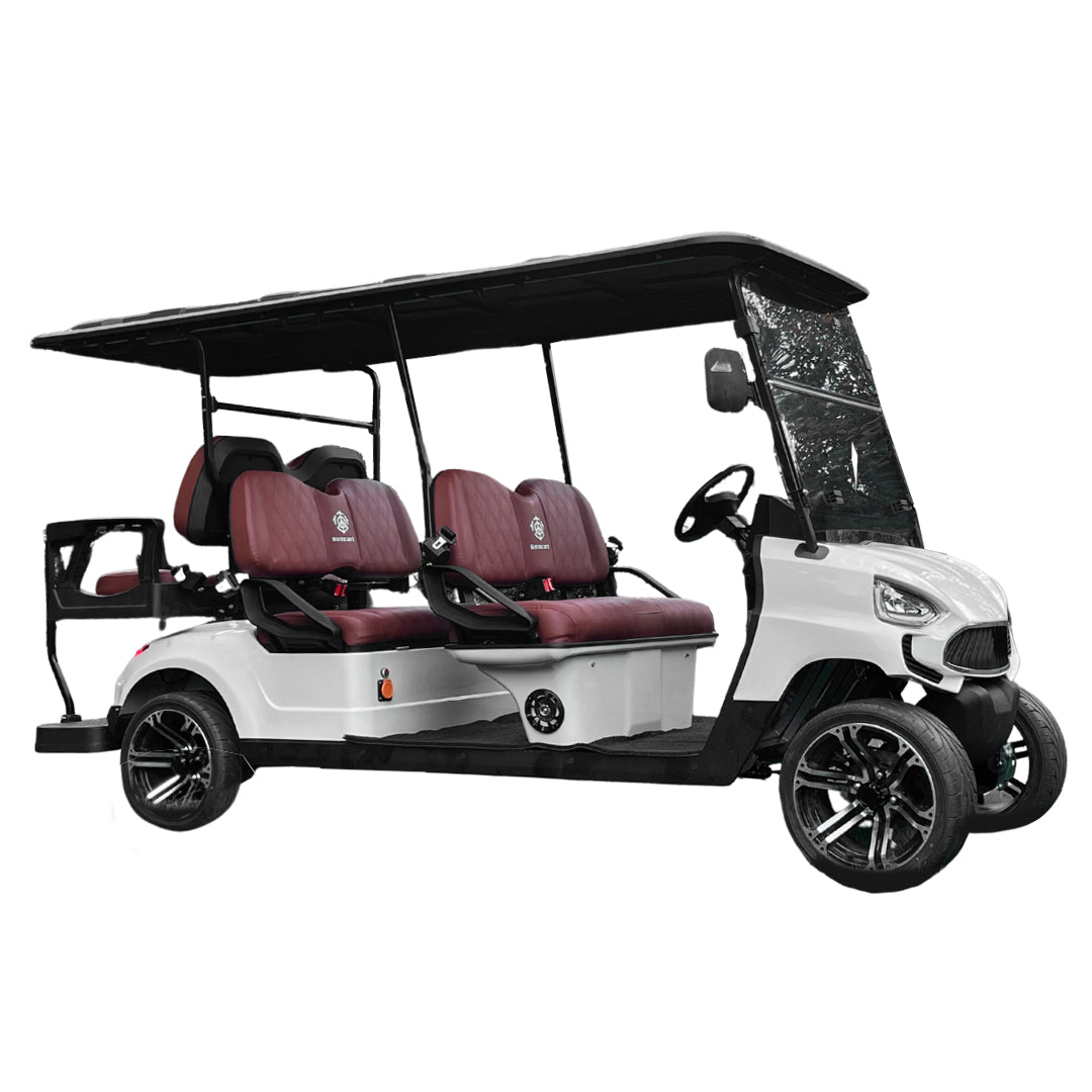 Green Rider Electric Golf Cart Buggy 4+2 Seater by Mega wheels