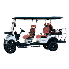 Green Rider Lifted Premium Electric Golf Cart 4+2 Seater and Lithium Battery