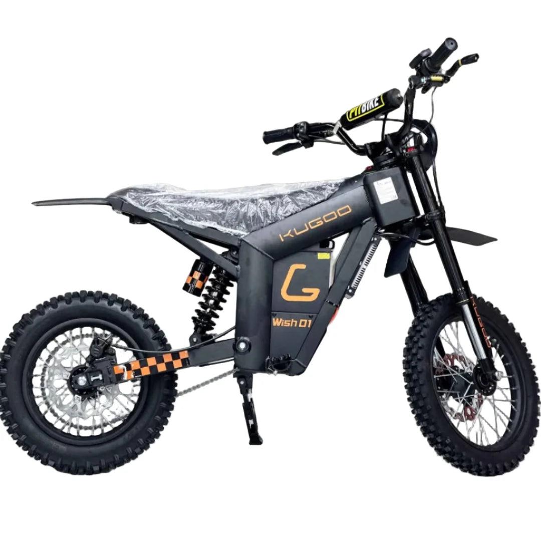 Stylish View of Kugoo Wish01 EV Dirt Bike Scooter Off Road Bike