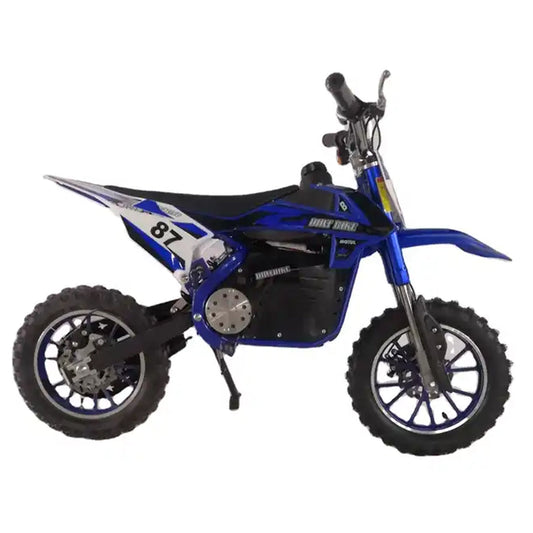 Motospark Electric Dirt Bike 36V by Megawheels Blue
