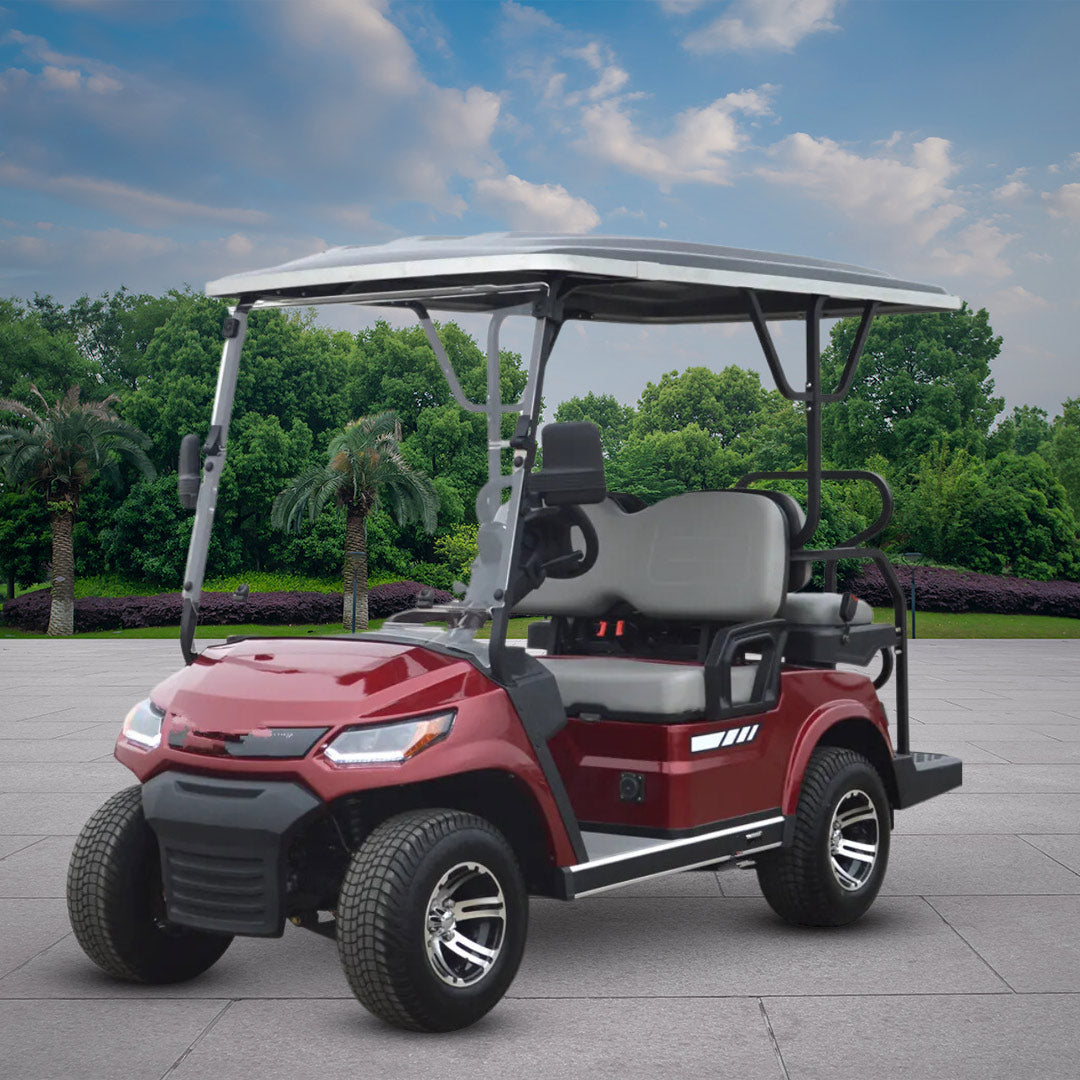 Electric golf car N2 + 2 seater - Red