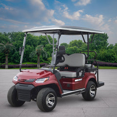 Electric golf car N2 + 2 seater - Red