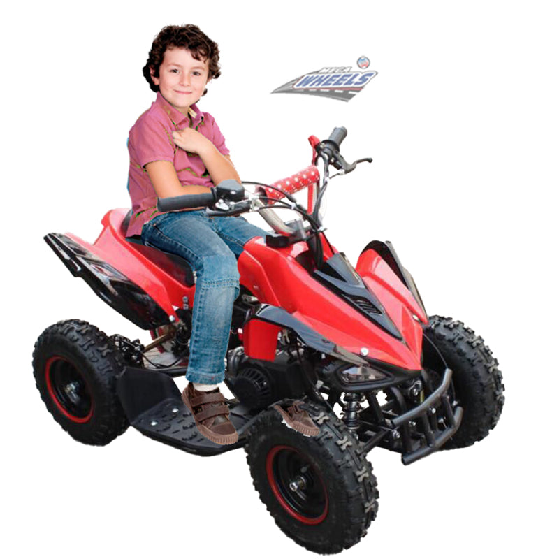 Red Megawheels Mini ATV Quad Electric Bike- 36V 