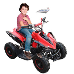 Red Megawheels Mini ATV Quad Electric Bike- 36V 