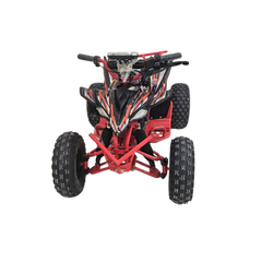 Front View of 36 V Electric ATV Powerful kids Quad Bike - red color