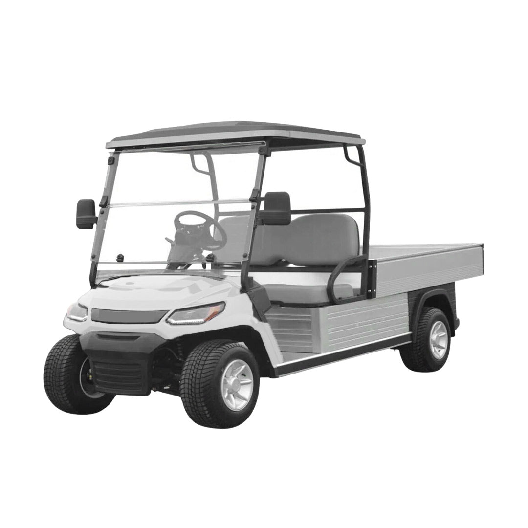 Megawheels Lvt Electric Golf Cart 2 Seats With Long Cargo Box At Gulf Buggy