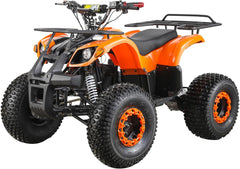 Megawheels Ghost Rider Electric ATV Quad Bike 60 V Electric Quad Bike for Teens, 500W Motor With 3-Speed Adjustment, and High Range