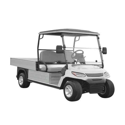 Megawheels Lvt Electric Golf Cart 2 Seats With Long Cargo Box At Gulf Buggy