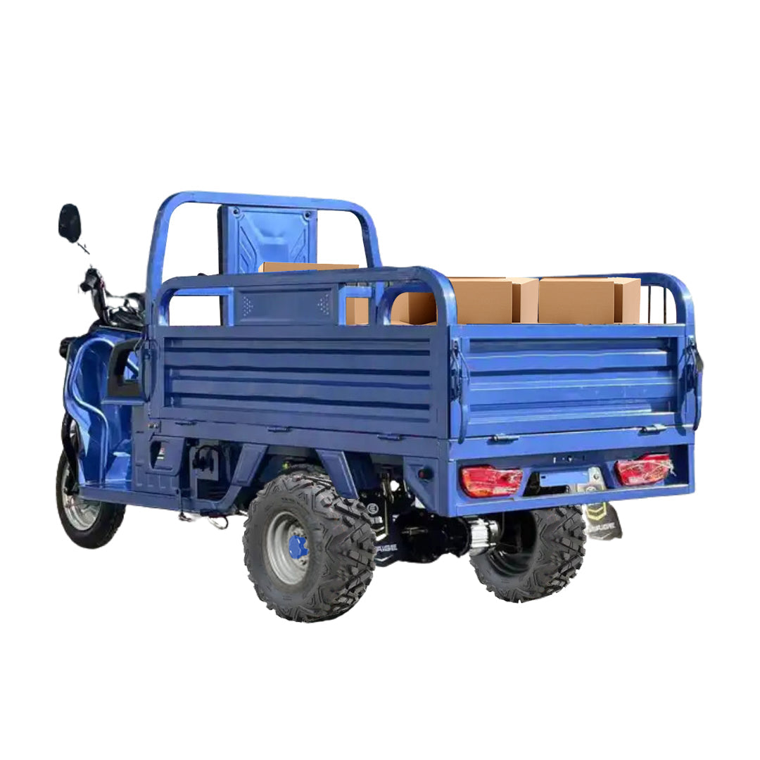 Megawheels Hydraulic Cargo 1.6 Mtr Tuk Tuk Electric 3 Wheels Off Road Scooter Trolley - Rafplay