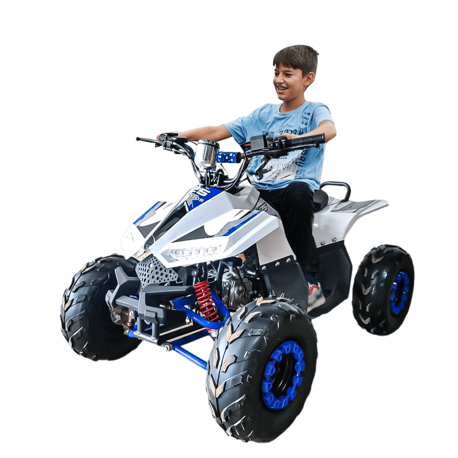 Megawheels 125 cc Atv Fully automatic Quad Bike - Blue