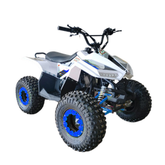 Megawheels 80 cc Atv Quad Bike  4 wheels for 5-10 yr old - blue
