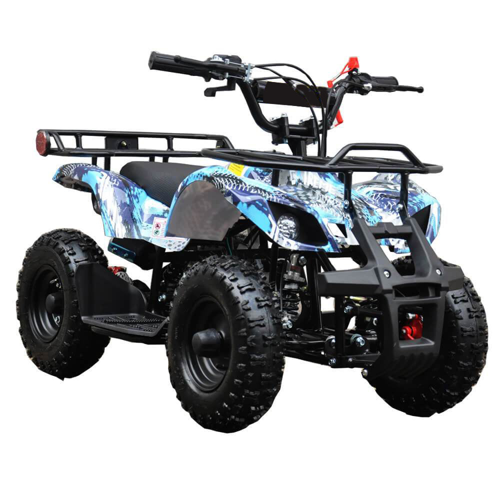 Motoworks 800w 36v Electric Farm Brushless Kids Quad Bike Blue