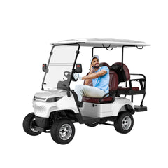 Green Rider 4 (2+2) Seater Electric Golf Cart Premium Buggy With Lithium Batteries By Gulf Buggy