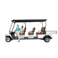 Club Golf Cart 6 Seater Electric Golf Buggy With Cargo Box by Gulf Buggy