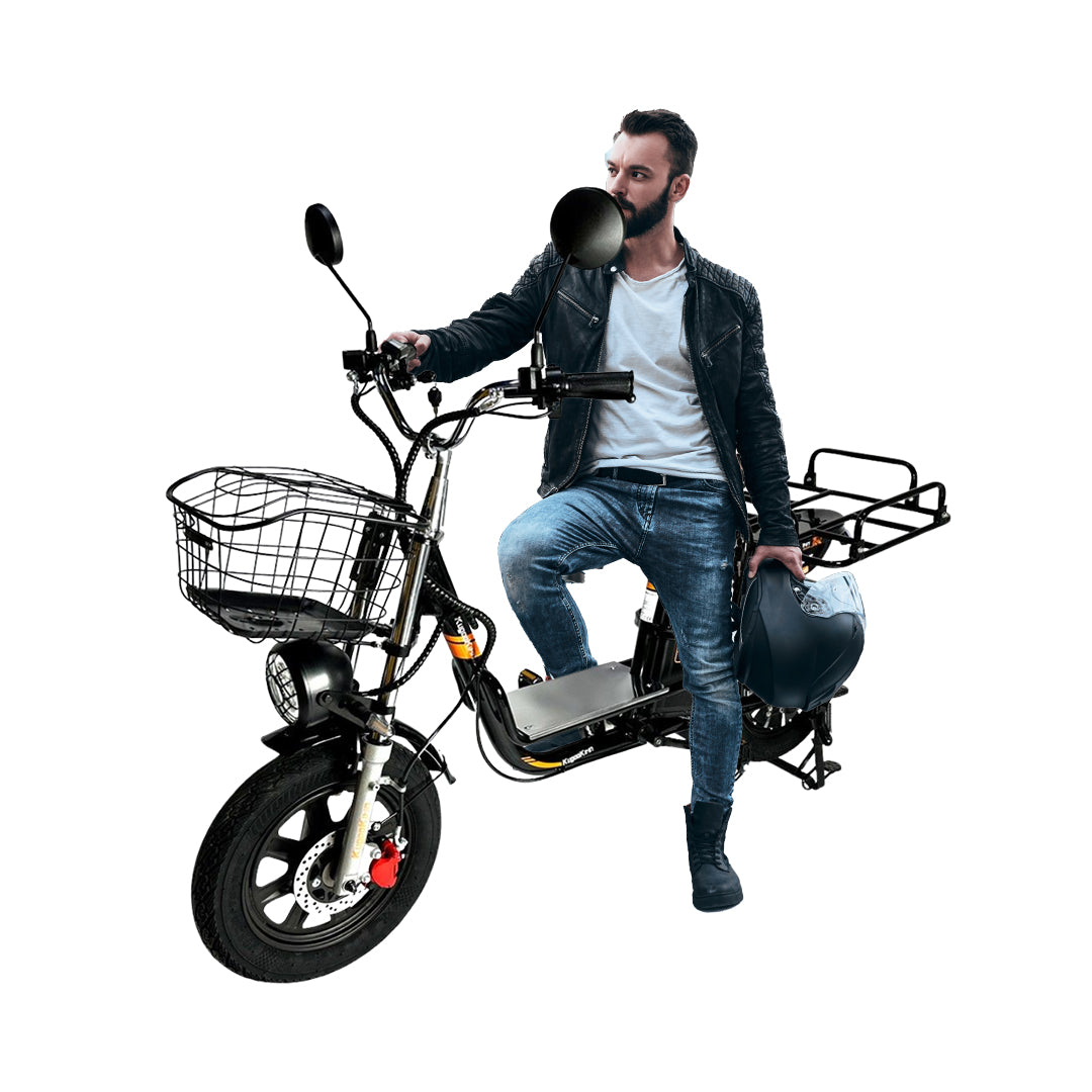 Kugoo Kirin V3 PRO Electric Delivery Scooter With Basket