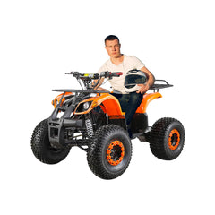 Megawheels Ghost Rider Electric ATV Quad Bike 60 V Electric Quad Bike for Teens, 500W Motor With 3-Speed Adjustment, and High Range