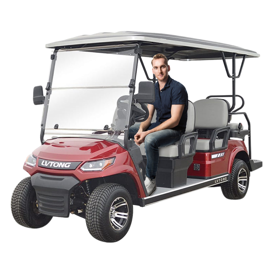 Megawheels LVT Electric Golf Carts 4+2 Seater